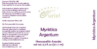 Myristicaargentumampules