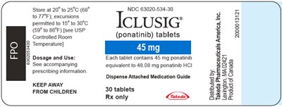 Principal Display Panel (45 mg Tablet Bottle Label)
