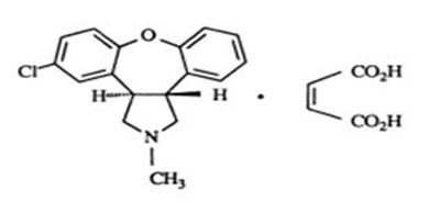 Structure - asenapine structure