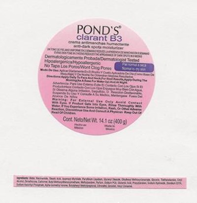 Ponds Clarants B (B3label1)