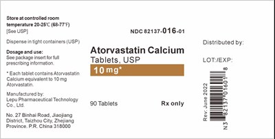 atorvastatin-calcium-10.jpg PRINCIPAL DISPLAY PANEL - 10 mg Tablet Bottle Label - atorvastatin calcium 10