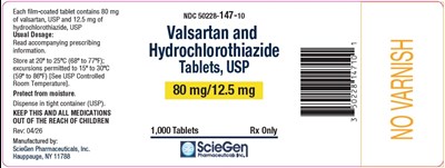 160mg/12.5mg (Valsartan08)