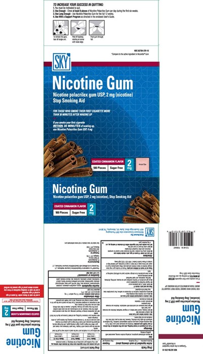Nicotine Polacrilex 2 mg (nicotine) (Nicotine 2 mg Cinnamon Coated Usp Gum 1)