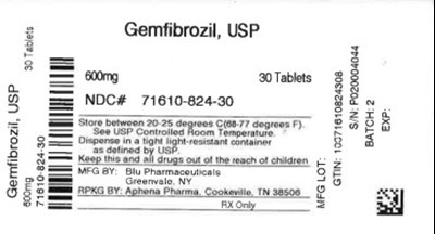 Label (71610 0824 30)