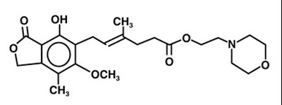 Structure (Mycophenolate 1)
