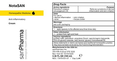 Inner-package (Spy Notasan Cream 100ml Label En 70x135)
