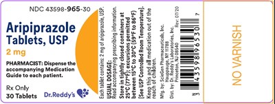 2mg-30 - aripiprazole label1