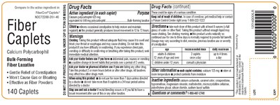 Amz Fiber Caplets Calcium Polycarbophil 140 Counts (0339)