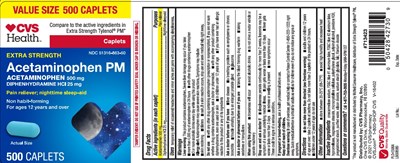 Acetaminophen 500 mg Diphenhydramine HCl 25 mg - apap pm caplet tcb 1