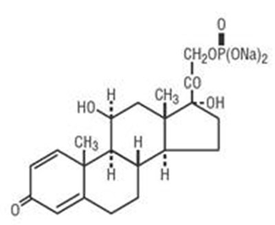 Chemical Structure - prednisolone 01