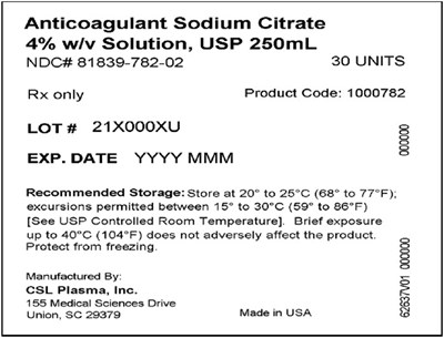 Principal Display Panel (250 mL Bag Label)