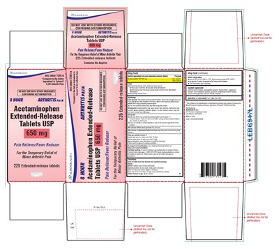 PACKAGE LABEL-PRINCIPAL DISPLAY PANEL - 650 mg (250 Tablets Container Carton) - acetaminophen fig2