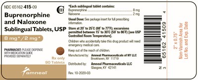 8 mg Label (Buprenorphine And Naloxone Sublingual Tablets 5)
