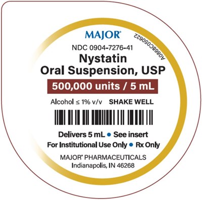 nystatin-02.jpg PRINCIPAL DISPLAY PANEL - 5 mL Cup Label - nystatin 02
