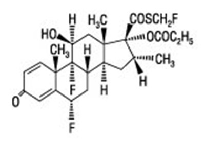 Fluticasone Propionate Chemical Structure (Advair Diskus Spl Graphic 01)