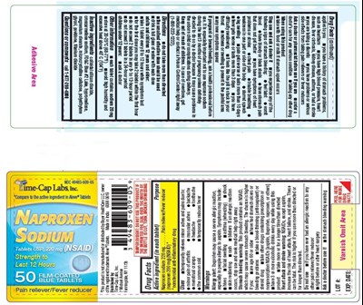 609r Tcl Naproxen Bottle Label 50s