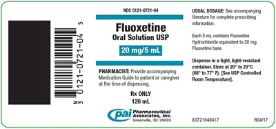 Principal Display Panel - 120 mL Bottle Label - fluoxetine 02
