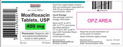 30s Count (Moxifloxacin 30s Container)