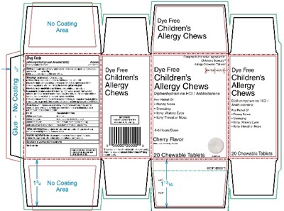 Wmt Dye Free Childrens Allergy Chews 20 Counts Cherry Flavor (Childrens Allergy Melts Cherry 1)