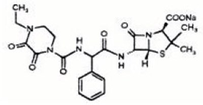 Chemical Structure - piperacillin 01