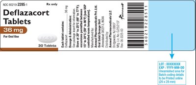 7 (Deflazacort Tablets 6 mg 18 mg 30 mg 36 mg 8)