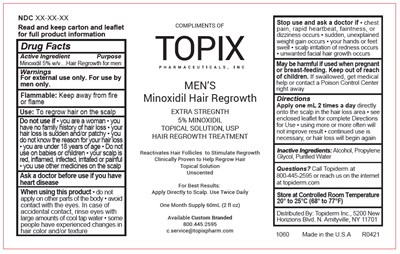 minoxidil-01.jpg PRINCIPAL DISPLAY PANEL - 60 mL Bottle Label - minoxidil 01