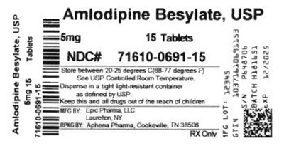 Bottle Label 5 mg (71610 0691 15)