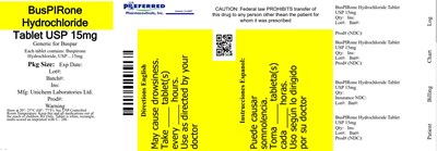 Buspirone Hydrochloride Tablet Usp 15mg (Ef78a61a 865b 447a 9324 3044e41db506 07)