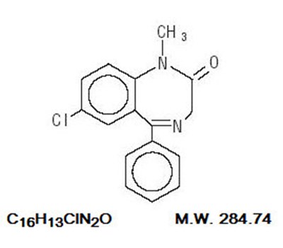 Diazepam Tablets Structural Formula (Diazepamtabletsstructuralformula)