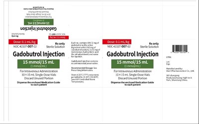 15 mL Single-dose Carton Label (Proposed Viwit Carton 15ml)