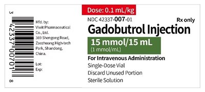 15 mL Single-dose Vial Label (Proposed Viwit Vial 15ml)