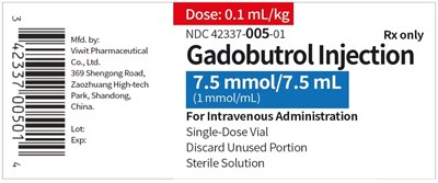 7.5 mL Single-dose Vial Label (Proposed Viwit Vial 7 5ml)