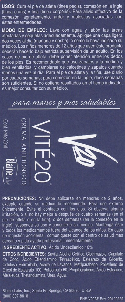 Blaine Vite20 Label (Blaine Vite20)