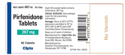 267 mg - pirfenidone pdp 1
