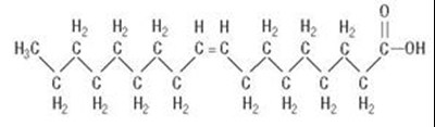 Linoleic Acid structural formula - nutrilipid 11