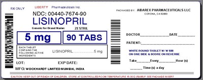 IMAGE LABEL - lisinopril for wockhardt 2