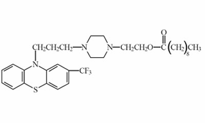 Structural Formula - fluphenazine decanoate injection usp 1