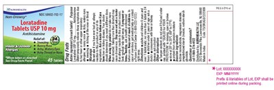PACKAGE LABEL-PRINCIPAL DISPLAY PANEL - 10 mg (45 Tablets Bottle) - loratadine fig1