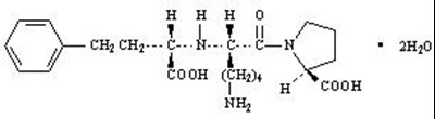 Molecular Structure - lisinopril structure