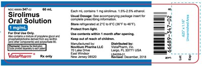Container Label (Sirolimus Oral Solution 10)