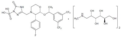 Fosaprepitant Dimeglumine Chemical Structure (Fosaprepitant Str)
