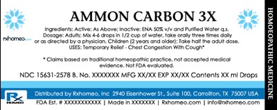Product Label - drops ammon carb fda