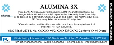 Product Label (Drops Alumina Fda)