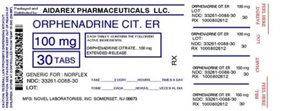 Image Label (Orphenadrine Cit Tabs Novel 2)