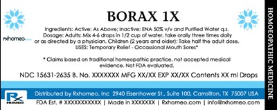 Product Label (Drops Borax Fda)