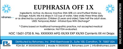 Product Label (Drops Euphrasia Off Fda)