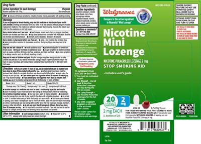 Nicotine Polacrilex Usp, 2 mg (Nicotine 2 mg Cherry Mini Lozenge Rub 1)