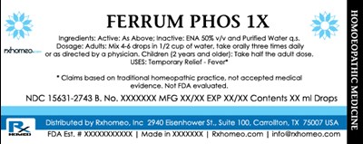 Product Label (Drops Ferrum Phos Fda)
