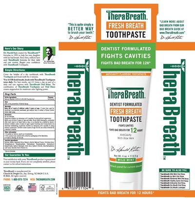 therabreath-01.jpg PRINCIPAL DISPLAY PANEL - 113.5 g Tube Carton - therabreath 01
