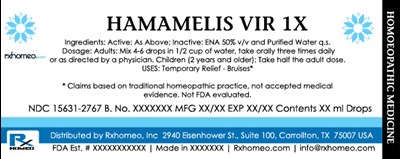 Product Label (Drops Hamamelis Ver Fda)